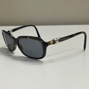 Tiffany & Co Sunglasses Womens 54mm Brown Tortoise TF 4023 Italy FRAMES ONLY